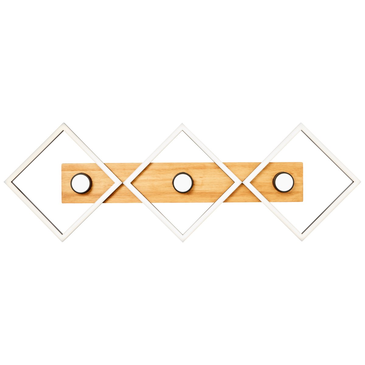 Woodbridge 106cm Træ plafond Fra Brilliant - Kombinationen af tr&aelig; og moderne teknologi skaber en unik balance mellem natur og funktion.