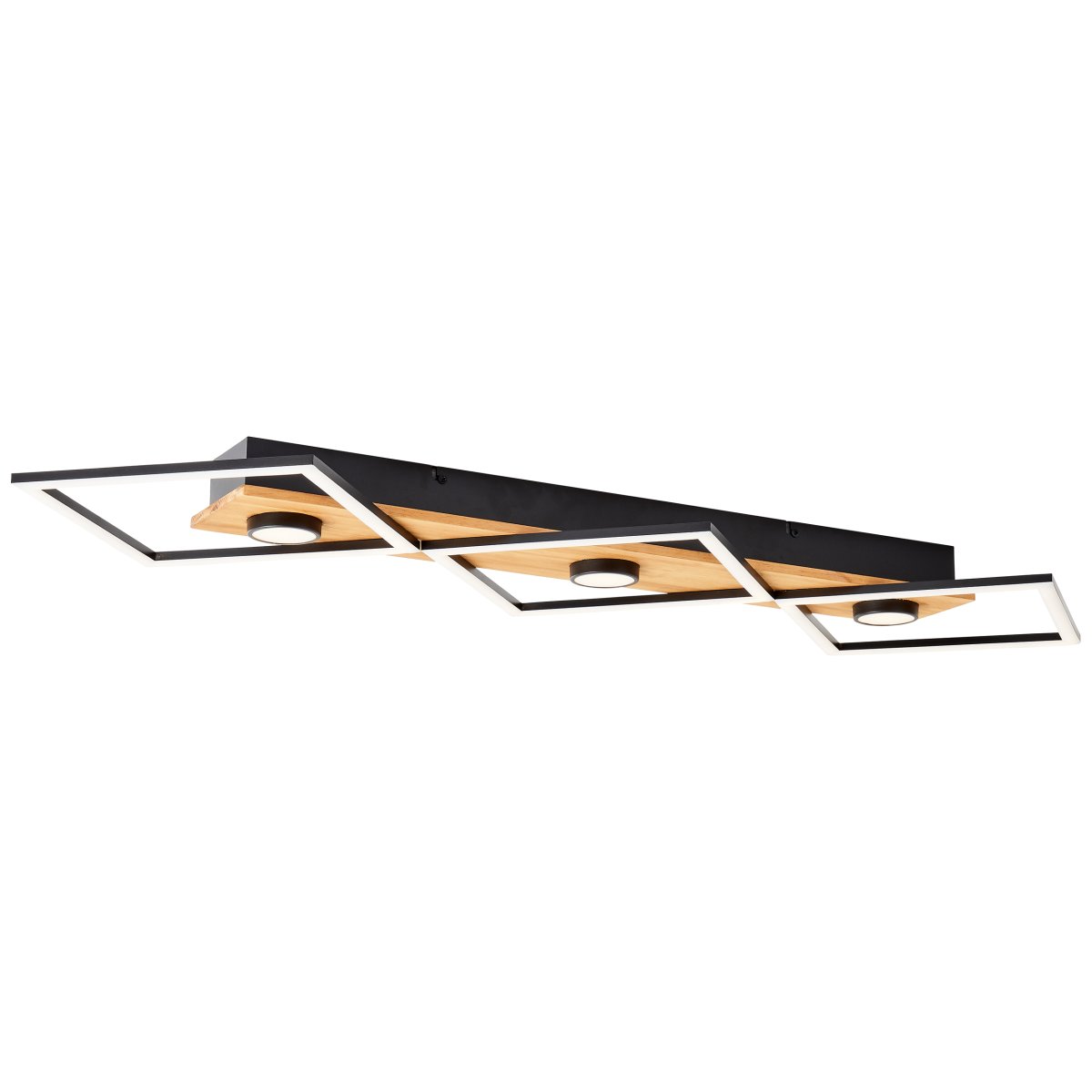 Woodbridge 106cm Træ plafond Fra Brilliant - Kombinationen af tr&aelig; og moderne teknologi skaber en unik balance mellem natur og funktion.