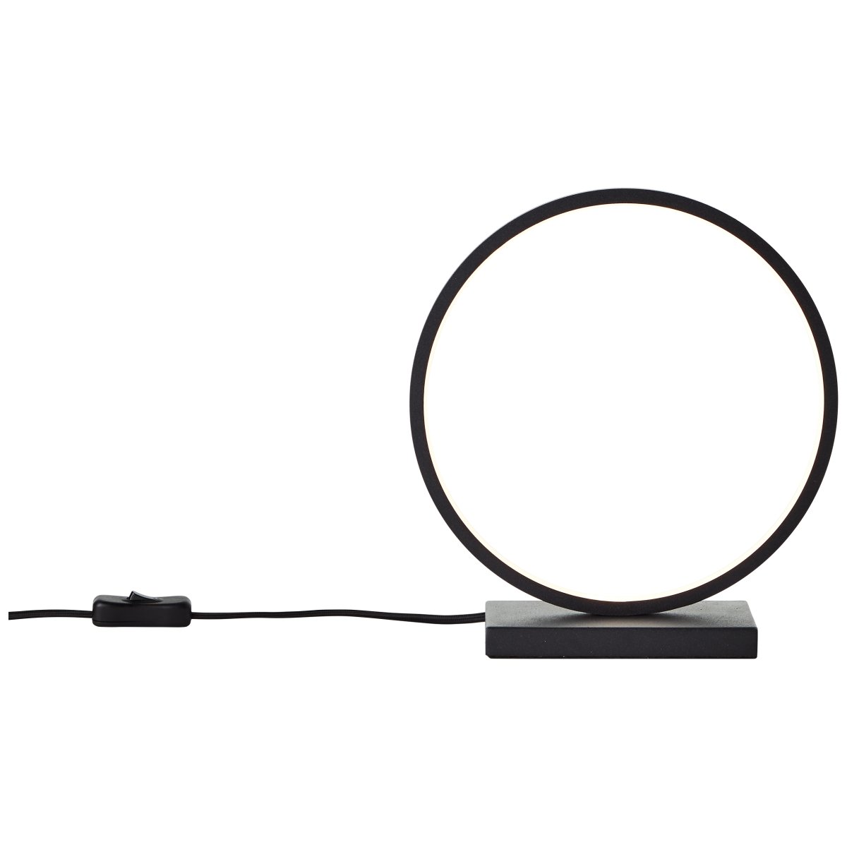 Chaumont 28cm Sort bordlampe Fra Brilliant - Lampen vil v&aelig;re en stilfuld tilf&oslash;jelse til dit hjem og giver et elegant indtryk, uanset hvor du placerer den.