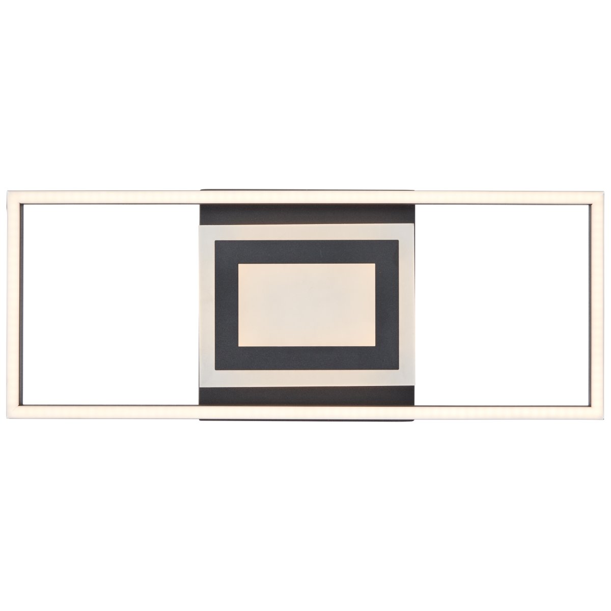 Besson 55cm Sort plafond Fra Brilliant - Med 2900 lumen giver den nok skarpt lys til at fungere som den eneste lyskilde i mellemstore rum.