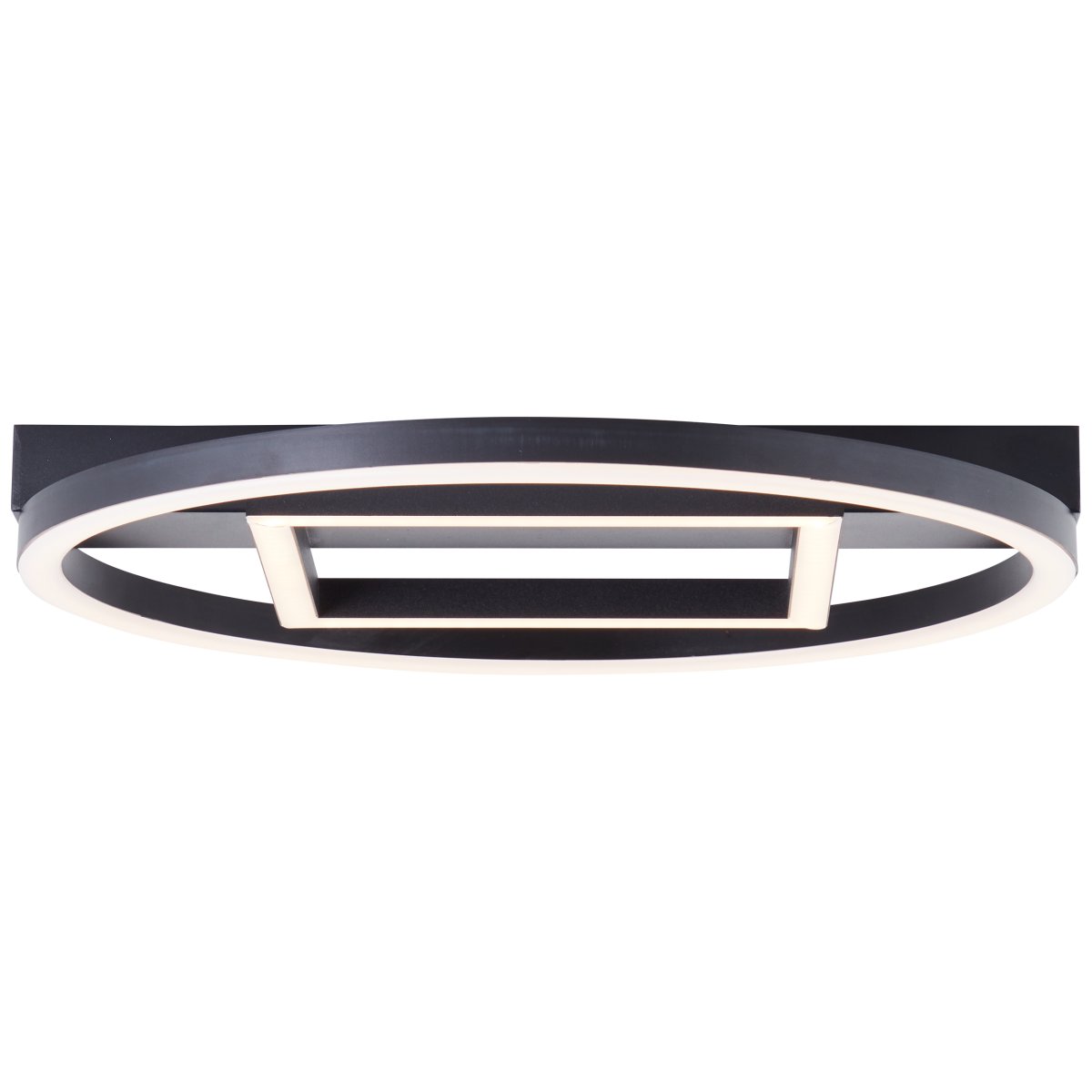 Maureen 37cm Sort plafond Fra Brilliant - Denne moderne og stilfulde loftslampe skaber et indbydende og venligt lys i ethvert rum, uanset om den er placeret i entre, stue eller sovev&aelig;relse.