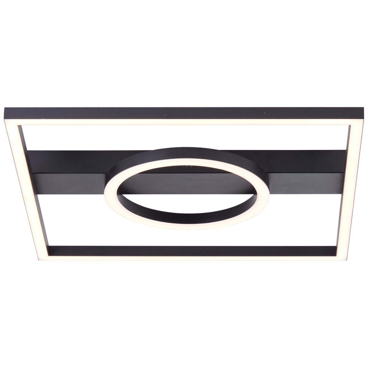 Maureen 40cm Sort plafond Fra Brilliant - Denne moderne loftslampe giver et venligt og indbydende lys, der passer perfekt ind i b&aring;de entre, stue og sovev&aelig;relse.