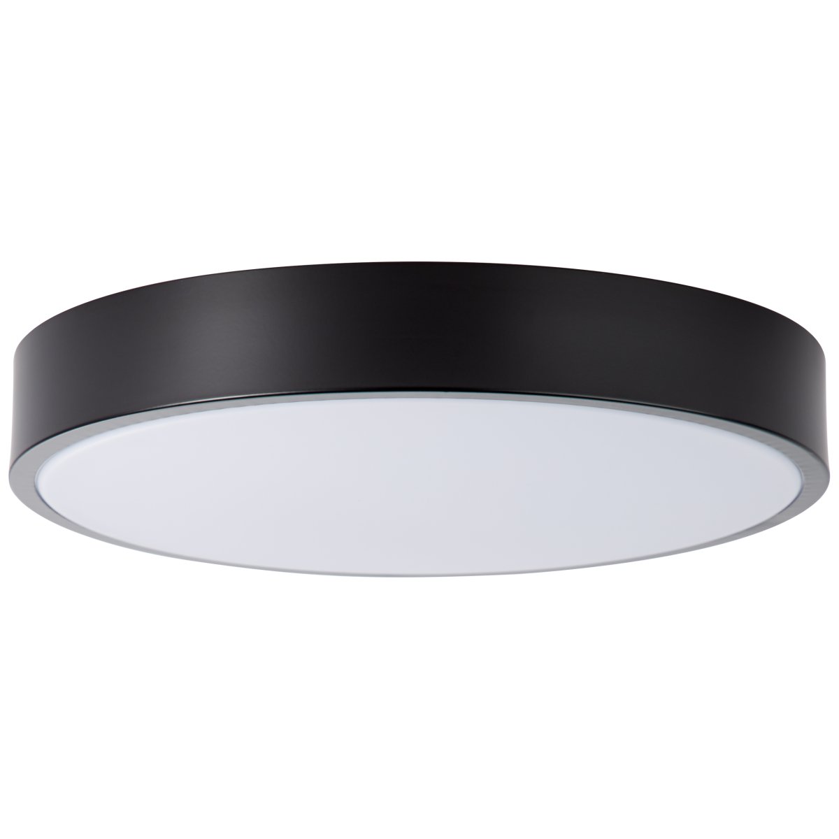 Slimline Ø33 Sort plafond Fra Brilliant - Med en diameter p&aring; 33 cm er den kompakt og ideel til sm&oslash;ring; til mellemstore rum.