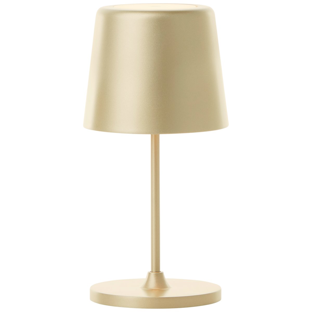 Kaami 37cm Mat guld bærbar Fra Brilliant - Med sin h&oslash;je IP44-klassificering er den vejrbestandig, perfekt til b&aring;de udend&oslash;rs og indend&oslash;rs brug.