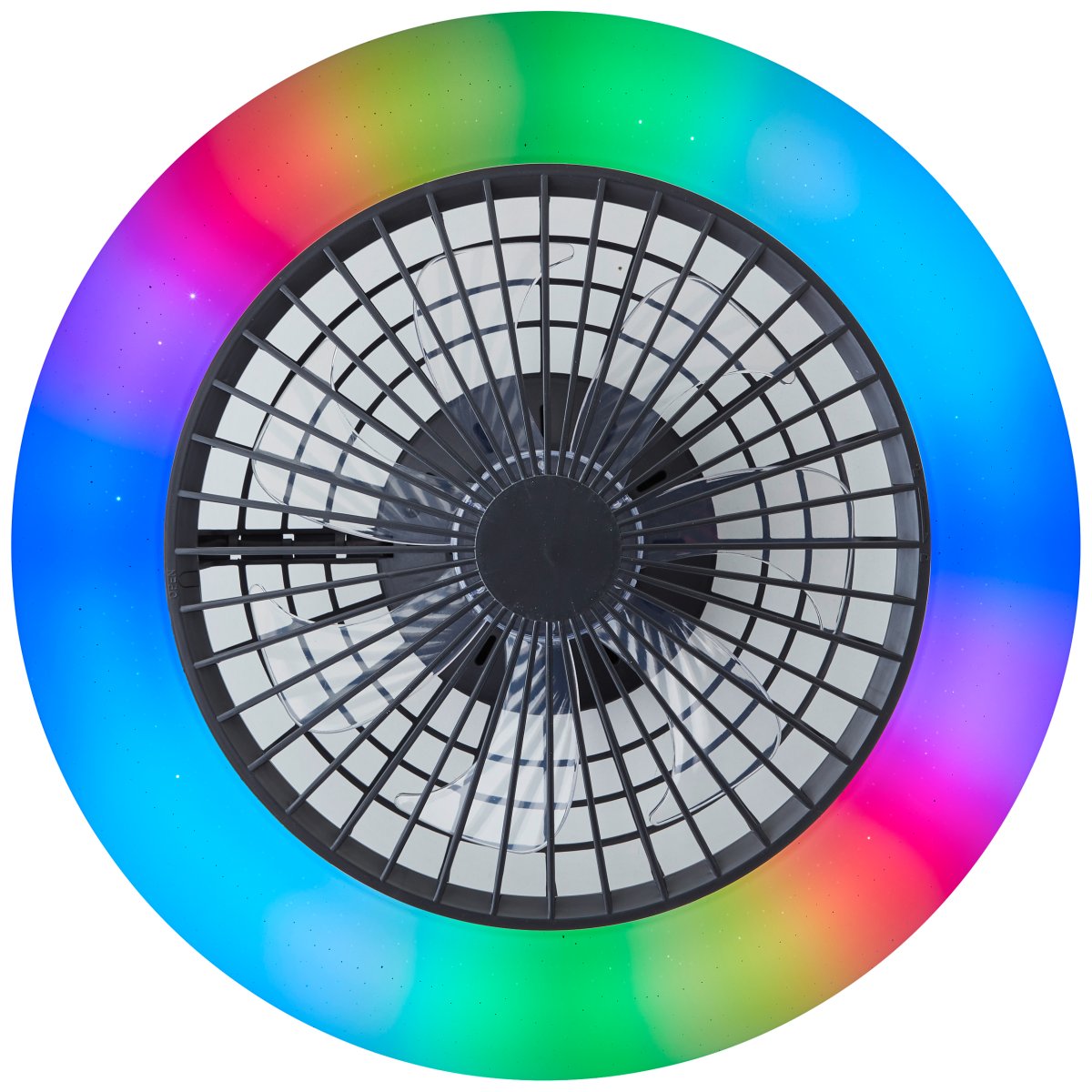 Salerno Ø50 Sort Fra Brilliant - Salerno loftventilator i sort er en stilfuld og alsidig l&oslash;sning til belysning og ventilation i hjemmet.