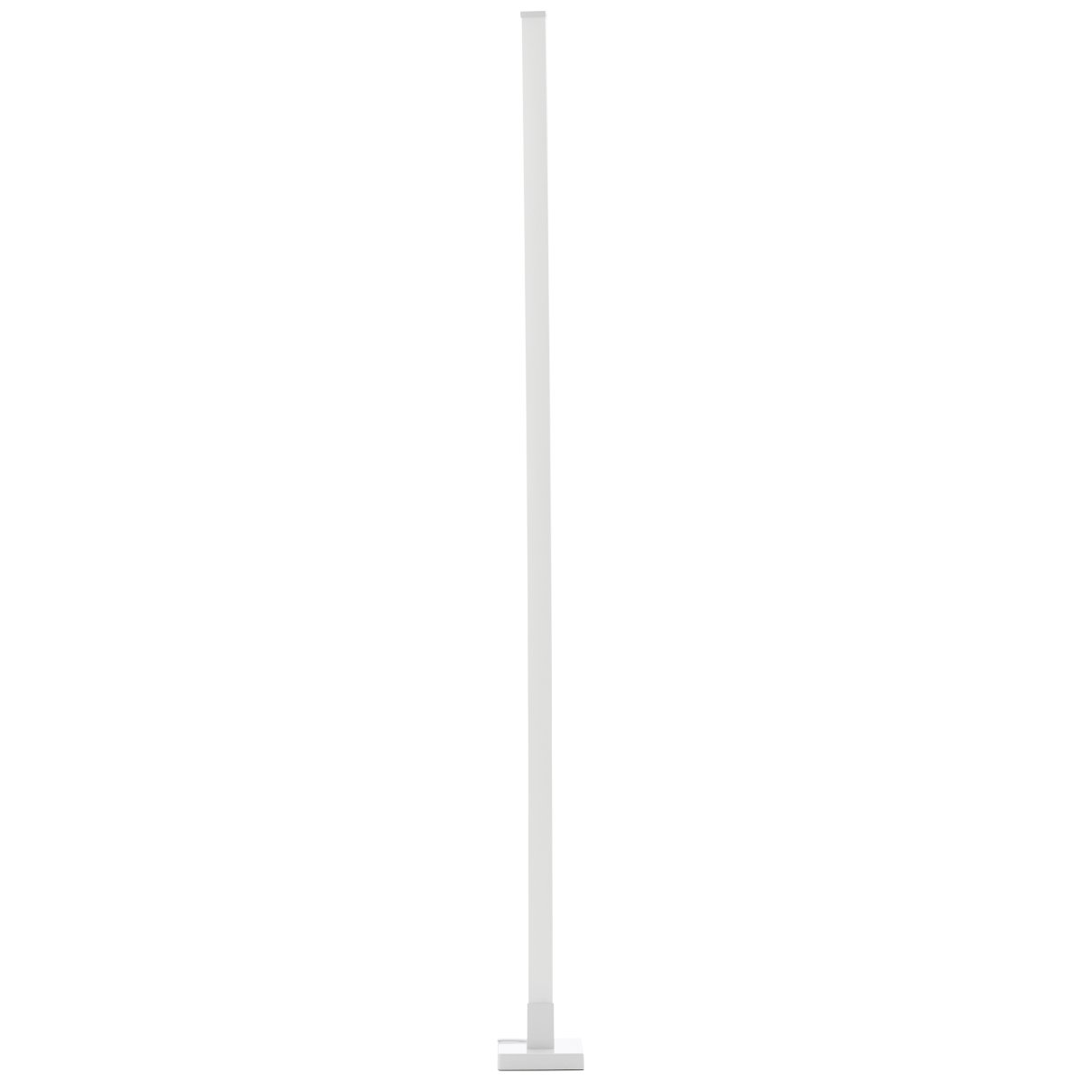 Neele Hvid gulvlampe Fra Brilliant - Lampen har en indbygget musiksensor, der får lyset til at pulsere i takt med musikken.