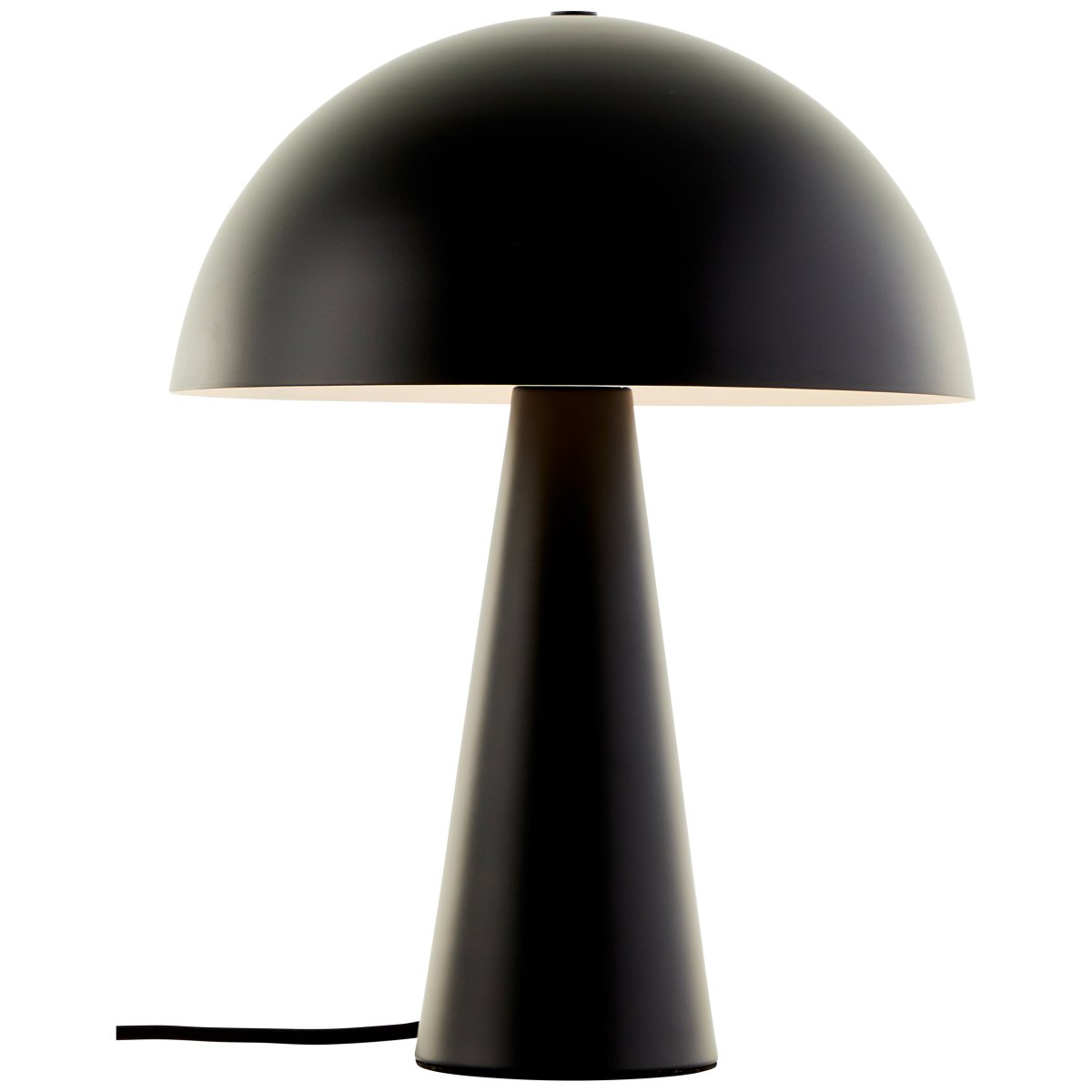 Sigrun 33cm Sort bordlampe Fra Brilliant - Den er perfekt som dekorativ belysning i stuen og skaber en varm og indbydende atmosf&aelig;re.