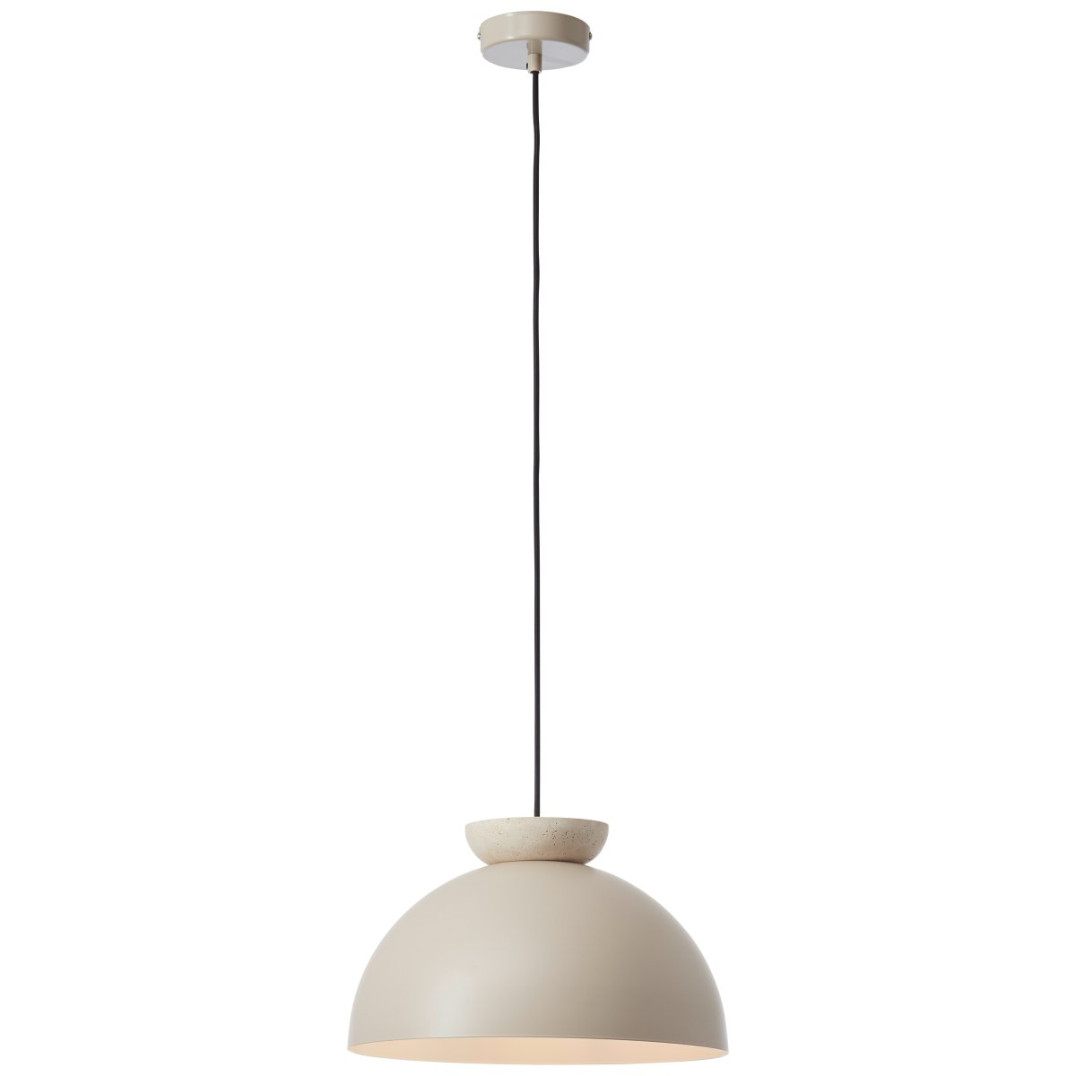 Nalam Ø35 Beige loftslampe Fra Brilliant - Passer perfekt i både stue, køkken eller spisestue og giver et jævnt og behageligt lysindfald.