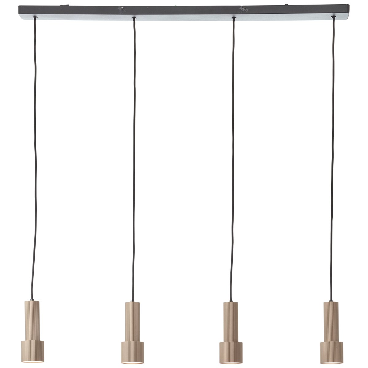 Cadiz 98cm Bronze loftslampe Fra Brilliant - Pendellængden kan justeres, så den passer til forskellige rumhøjder, og lampen monteres nemt i loftet.