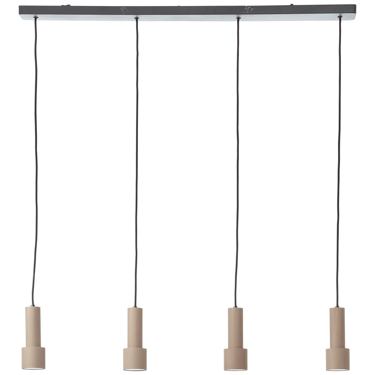 Cadiz 98cm Bronze loftslampe Fra Brilliant - Pendellængden kan justeres, så den passer til forskellige rumhøjder, og lampen monteres nemt i loftet.