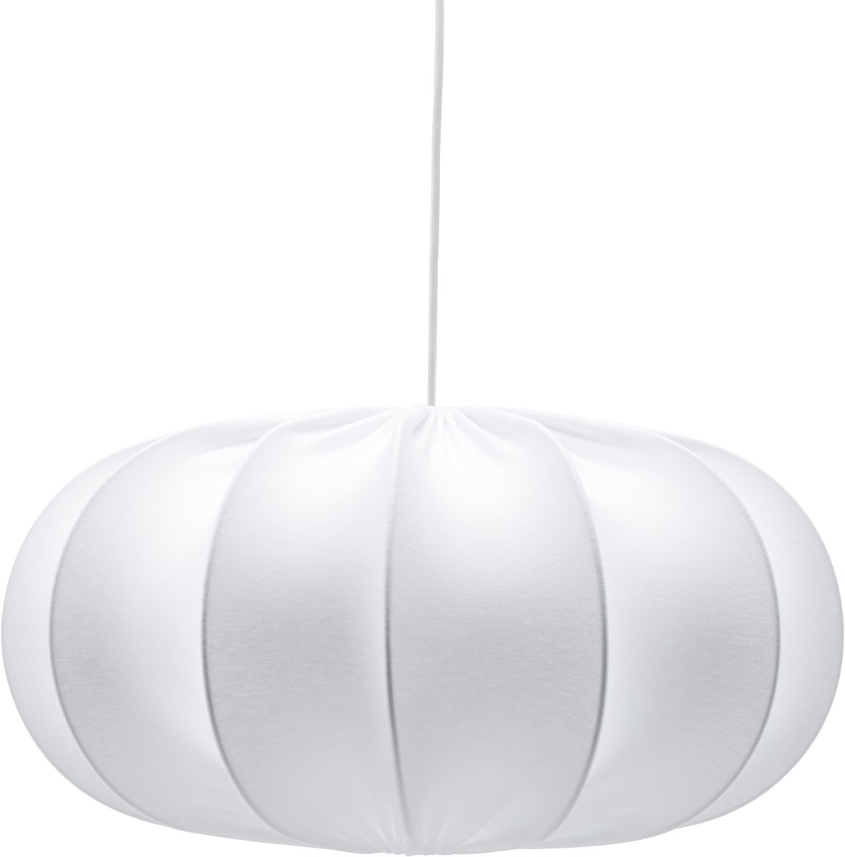 Dalia Skærm Ekskl. Ophæng Ø50 Hvid loftslampe Fra PR Home - Dalia tagsk&aelig;rm er en del af en serie af sk&aelig;rme i forskellige st&oslash;rrelser og former bekl&aelig;dt med hvidt jerseystof.