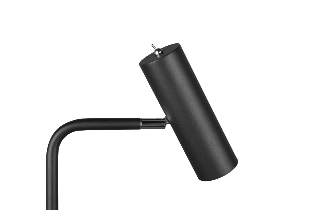 Marley Sort gulvlampe Fra Trio Lighting - Den minimalistiske gulvlampe MARLEY med sine rene linjer og tidløse design sætter lyset i fokus og skaber atmosfæriske accenter.