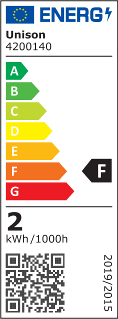 LED E14 Kronelyspære 2W 2700K Gennemsigtig Fra Unison - Det slanke design g&oslash;r den perfekt til lysekroner og dekorative armaturer, da den b&aring;de sparer energi og giver et stilfuldt indtryk.