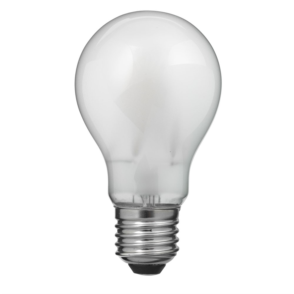 E27 normal mat 0,8W 2700K Hvid Fra Unison - KLASSISK normal mat E27 lyskilde med en effekt p&aring;; 0,8W og et behageligt, varmt lys p&aring; 2700K giver et bl&oslash;dt og blidt lys, ideelt til generel belysning i hjemmet.