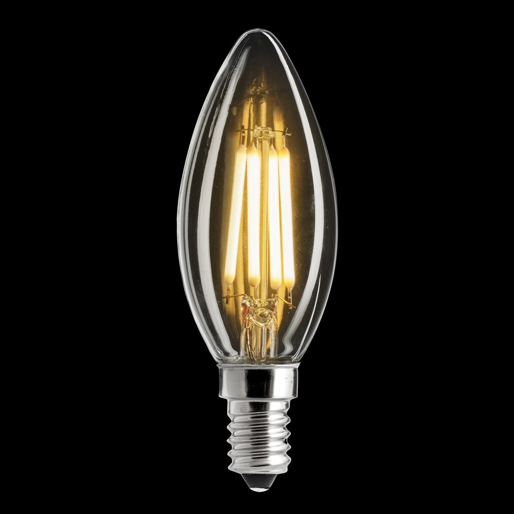 LED E14 Kronelyspære 2W 2700K Dæmpbar Fra Unison - 