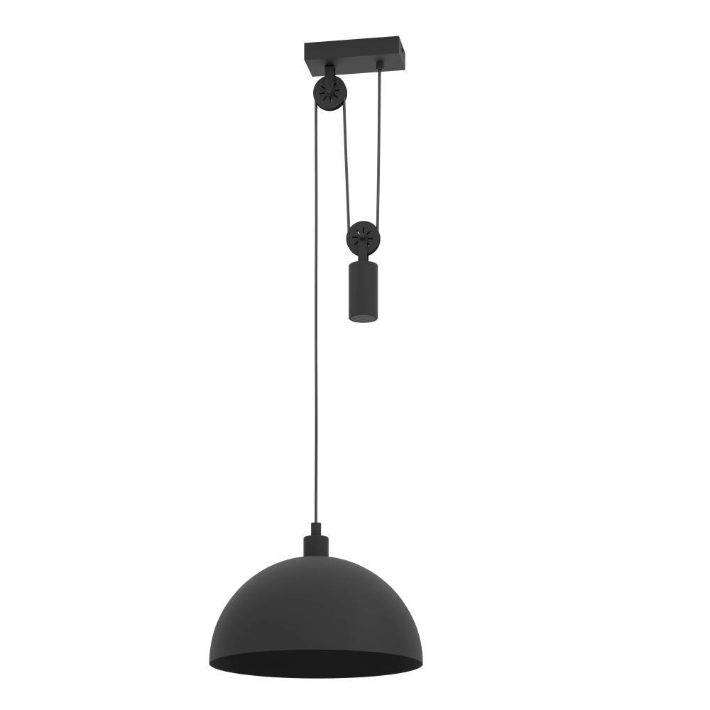 Winkworth Ø38 Sort loftslampe Fra Eglo - Dens minimalistiske form og justerbare funktion g&oslash;r den b&aring;de stilfuld og alsidig, perfekt til den designbevidste boligindretning.