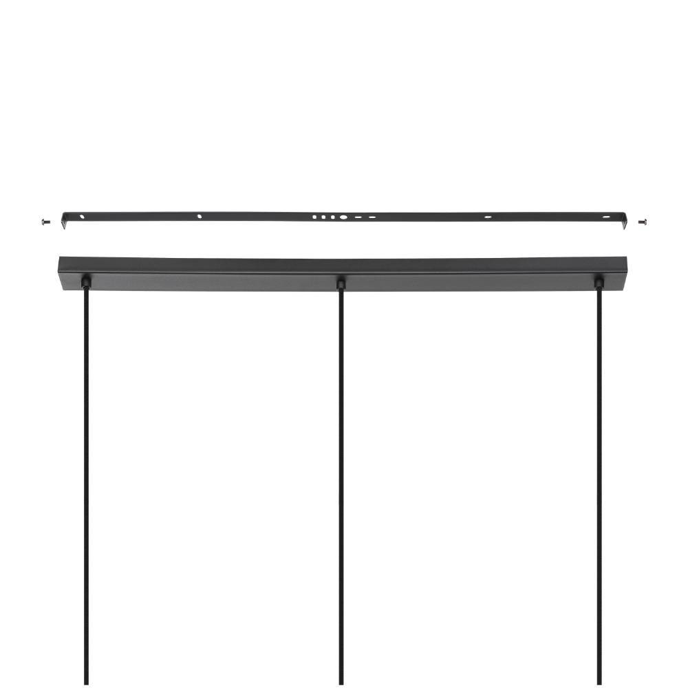 Alderney 90cm Natur loftslampe Fra Eglo - Det minimalistiske design i kombination med naturlige materialer skaber en smuk kontrast, der passer perfekt over spisebordet, i stuen eller i køkkenet.