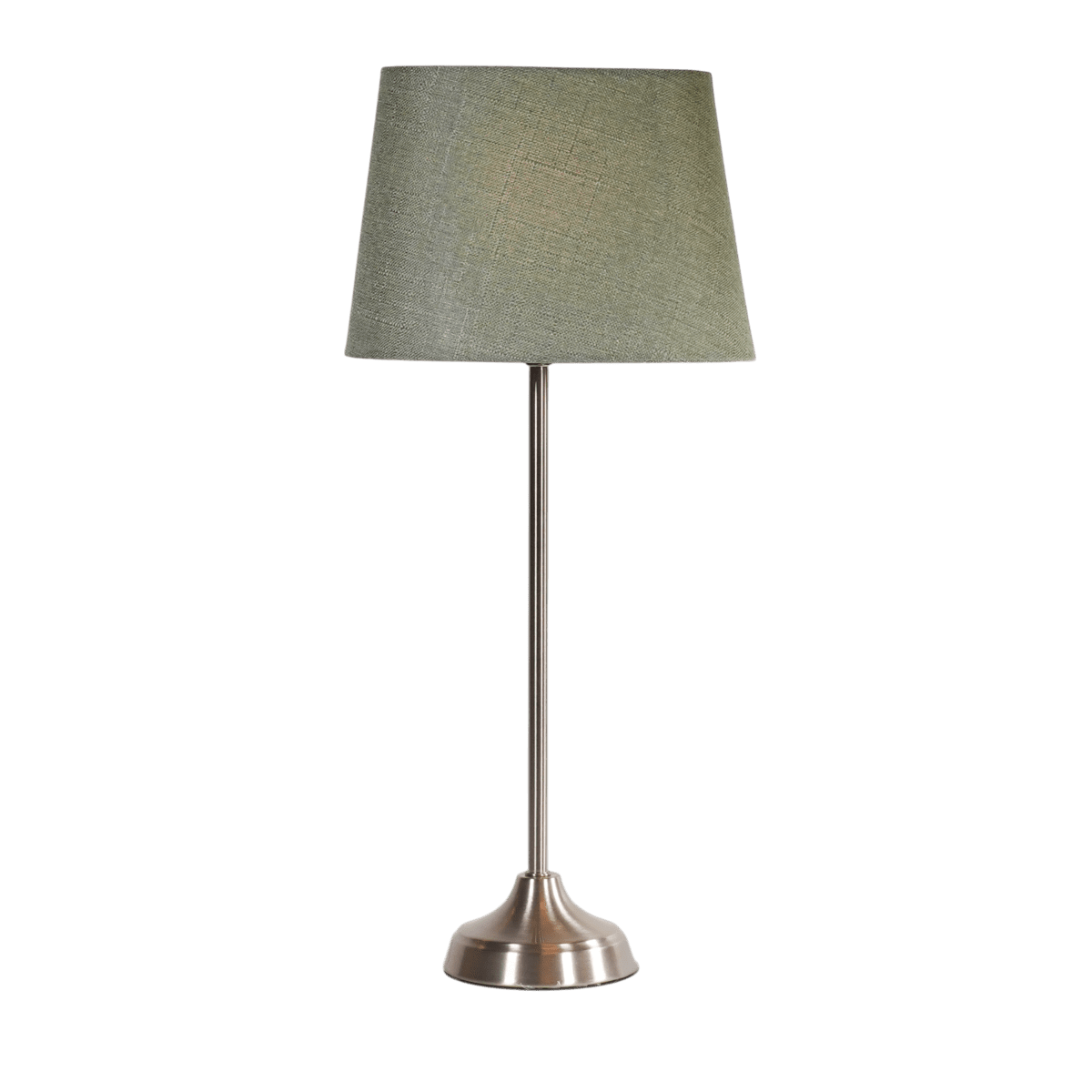 Zoom billede af Henrik 52cm Sølv/grøn bordlampe Fra Lampan - Henrik passer lige s&aring; godt p&aring; et sidebord i stuen som p&aring; et skrivebord eller natbord og er nem at kombinere med forskellige indretningsstile.