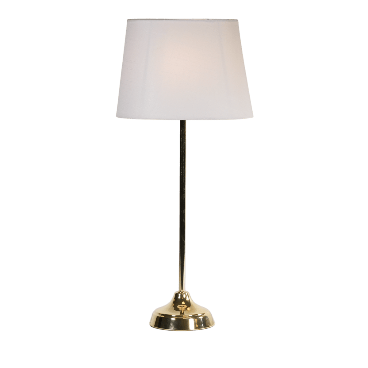 Zoom billede af Henrik 52cm Guld bordlampe Fra Lampan - Henrik passer lige s&aring; godt p&aring; et sidebord i stuen som p&aring; et skrivebord eller natbord og er nem at kombinere med forskellige indretningsstile.