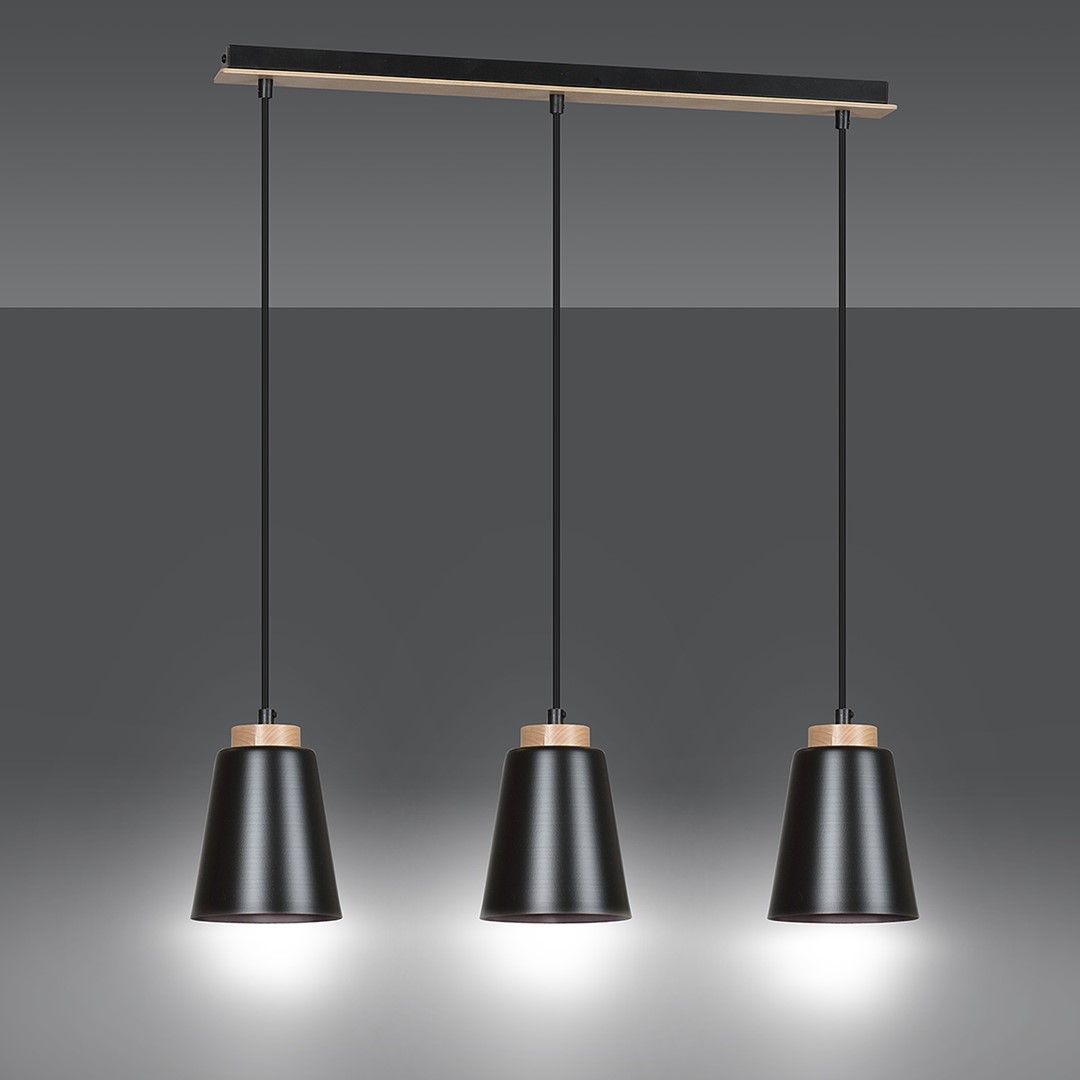 Bolero 66cm Sort loftslampe Fra Emibig Lighting - Med Bolero får du en unik følelse i dit hjem og gør interiøret mere hyggeligt.