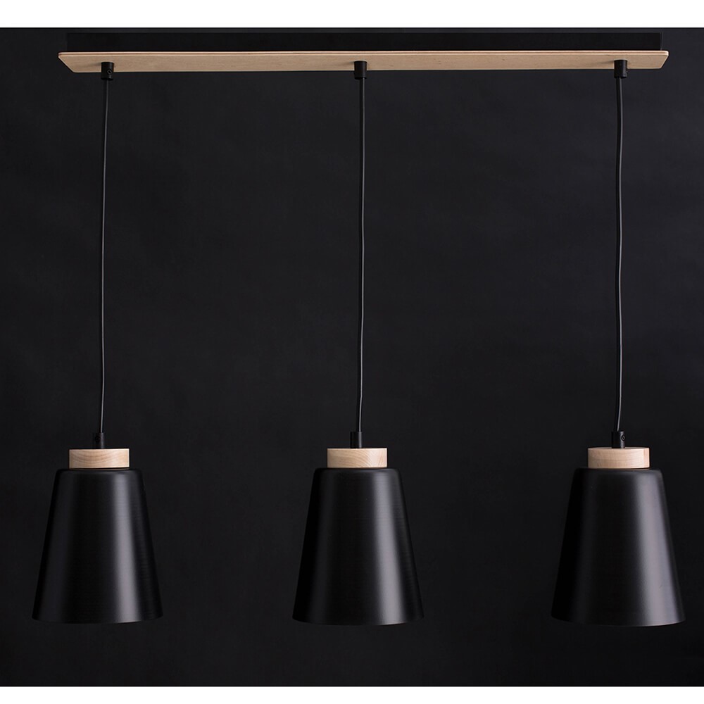 Bolero 66cm Sort loftslampe Fra Emibig Lighting - Med Bolero får du en unik følelse i dit hjem og gør interiøret mere hyggeligt.