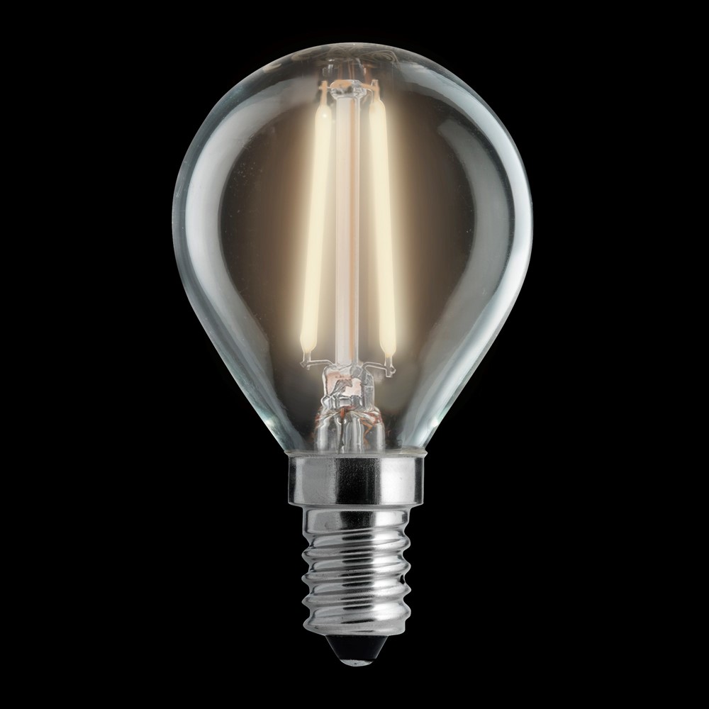 LED E14 kuglepære 1W 2700K Fra Unison - 