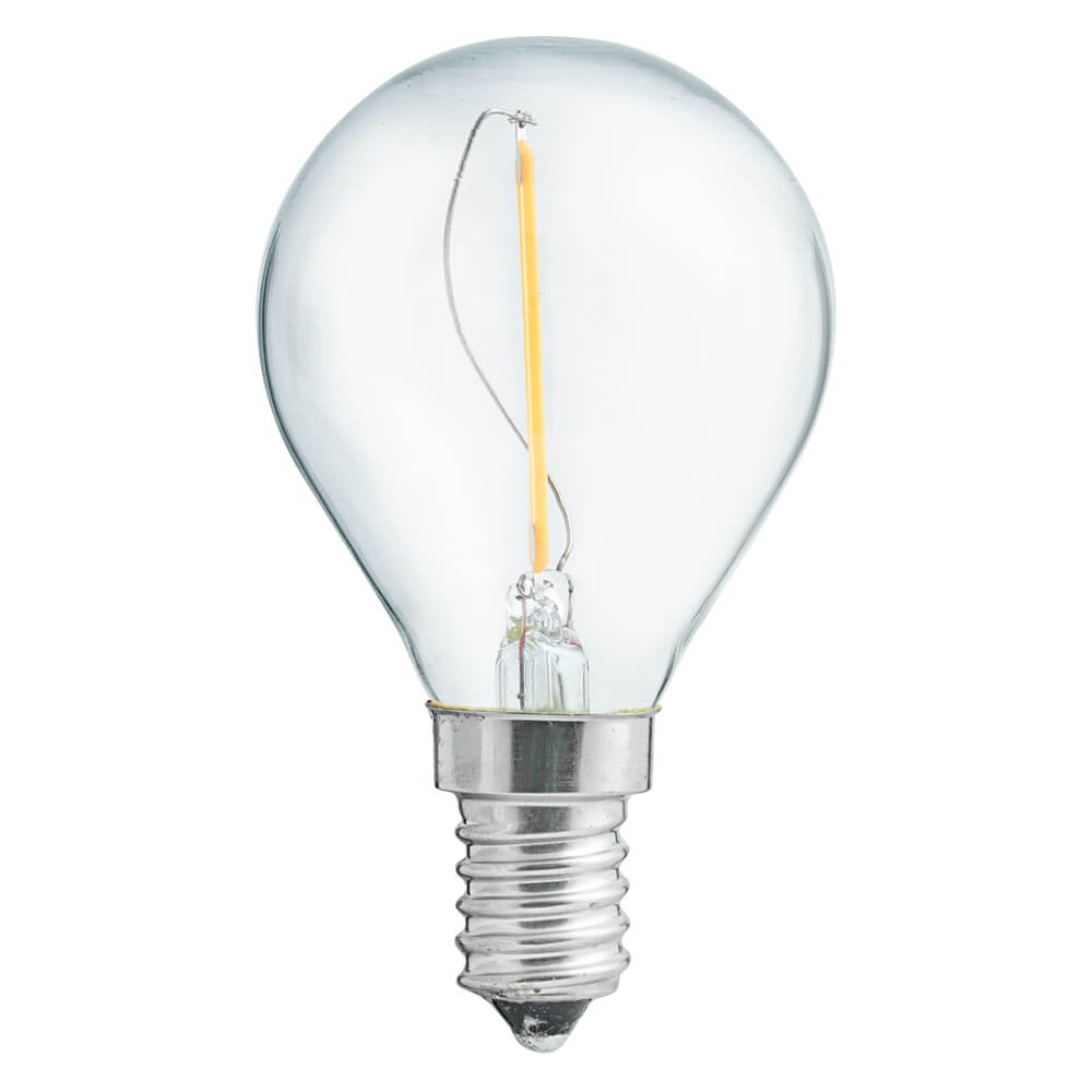 LED E14 kuglepære 1W 2700K Fra Unison - 