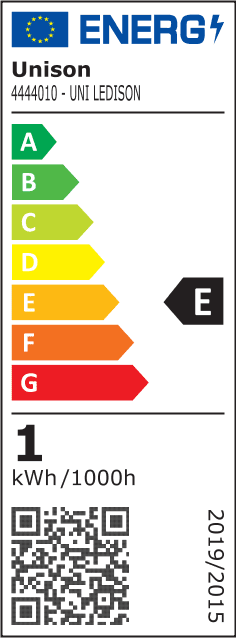 LED E14 kuglepære 1W 2700K Fra Unison - 