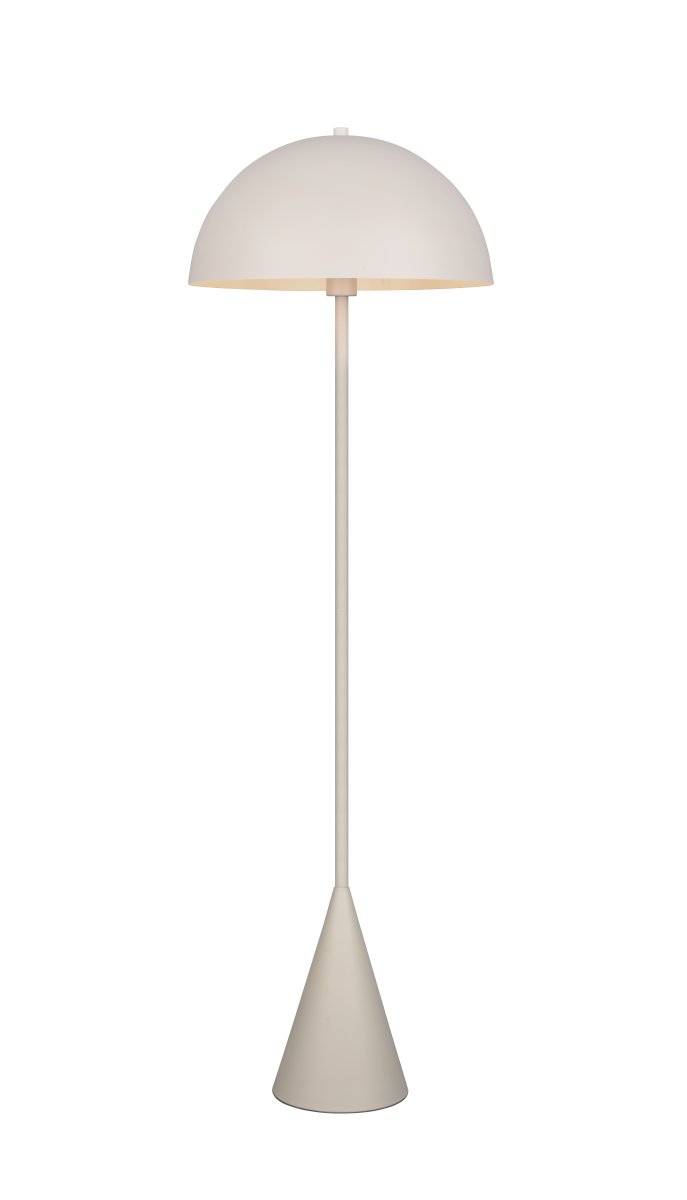 Alfie Grå gulvlampe Fra Trio Lighting - Takket være dets minimalistiske design og varme grå finish smelter Alfie nemt ind i en række forskellige interiørstile, mens den bliver et dekorativt belysningsobjekt i sig selv.