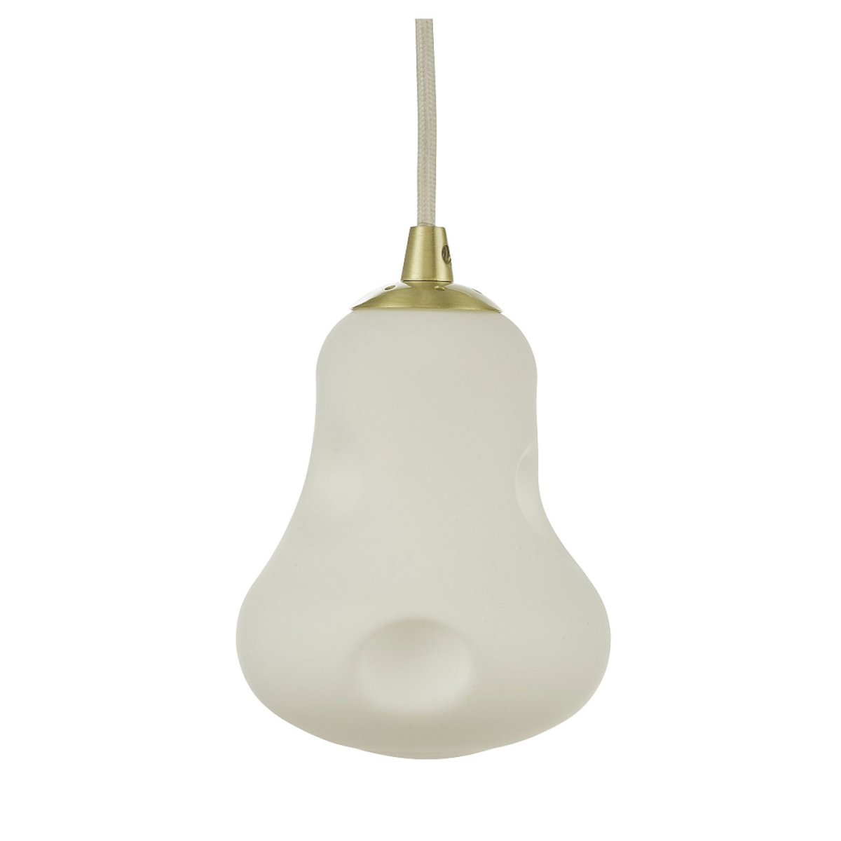 Junis Ø10 Opal vindueslampe Fra Oriva - Med sin opalsk&aelig;rm og elegante messingdetaljer skaber den et atmosf&aelig;risk lys, der giver et luksuri&oslash;st pr&aelig;g til ethvert rum.