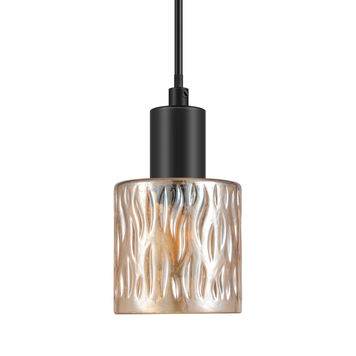 Julia Ø8 Rav vindueslampe Fra Oriva - Det ravfarvede glas spreder en varm og indbydende glød, der giver en stemningsfuld atmosfære i dit hjem.