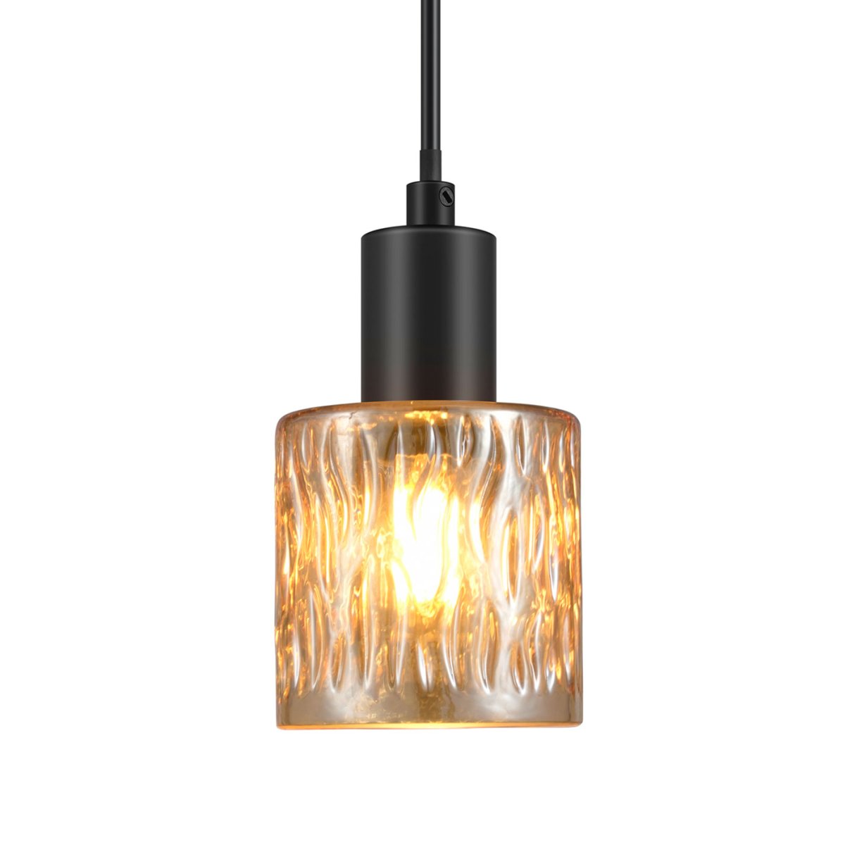 Julia Ø8 Rav vindueslampe Fra Oriva - Det ravfarvede glas spreder en varm og indbydende glød, der giver en stemningsfuld atmosfære i dit hjem.