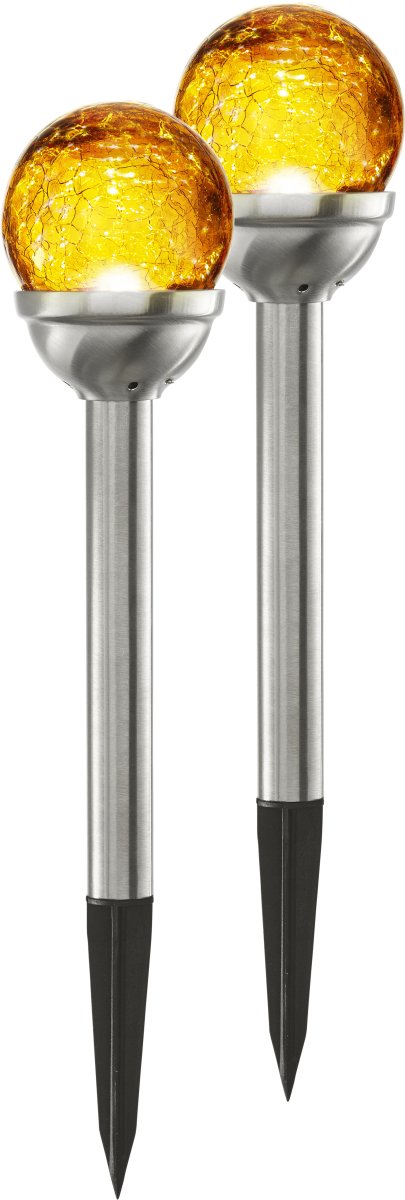 Roma 2-p Rav solcellelampe Fra Star Trading - Fin dekoration at placere i entréen, på stien og i haven.