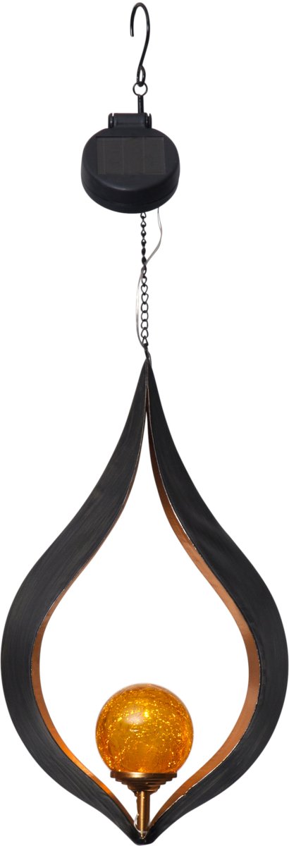 Melilla Sort solcellelampe Fra Star Trading - 