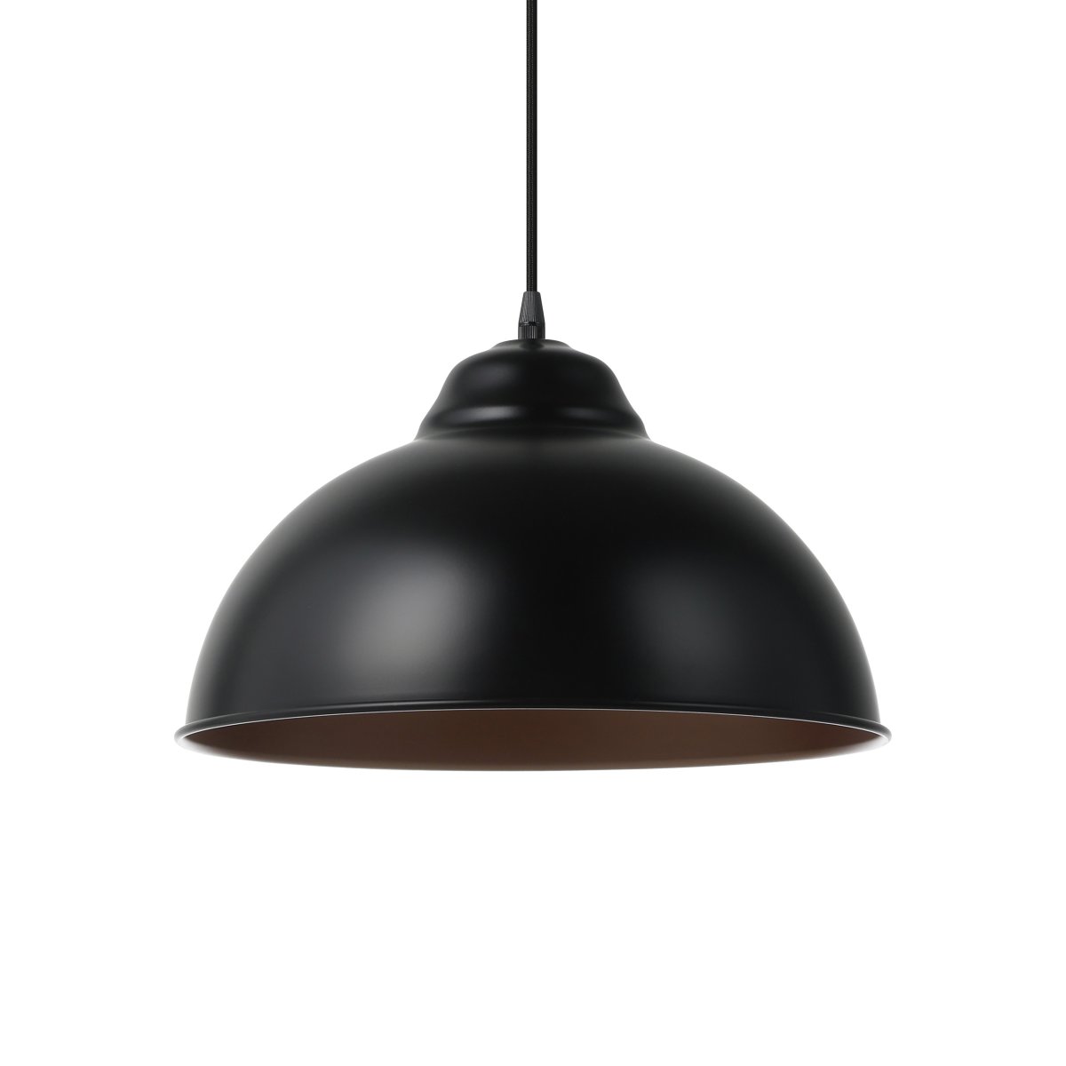 Truro Ø37 Sort loftslampe Fra Eglo - Truro pendellampe er en stilfuld metallampe med et klassisk og industrielt design.