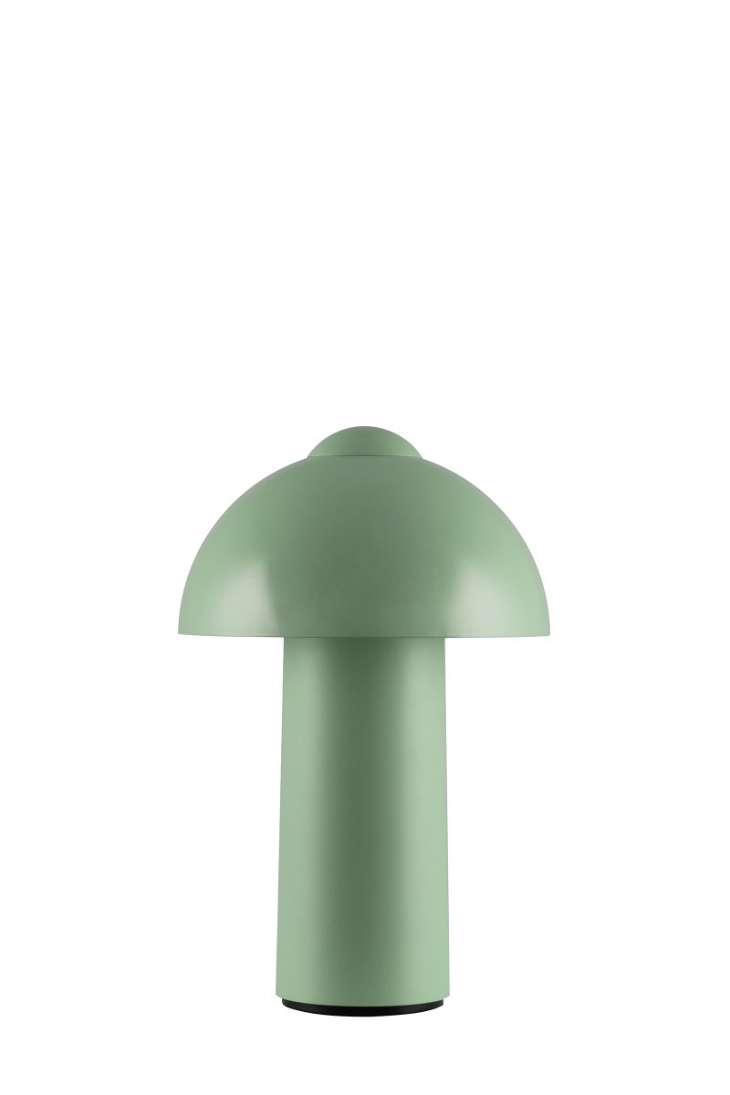 Buddy 25cm Grøn bærbar Fra Globen Lighting - Den er IP44-klassificeret og er derfor ideel til b&aring;de indend&oslash;rs og udend&oslash;rs brug, men b&oslash;r opbevares indend&oslash;rs, n&aring;r den ikke er i brug.