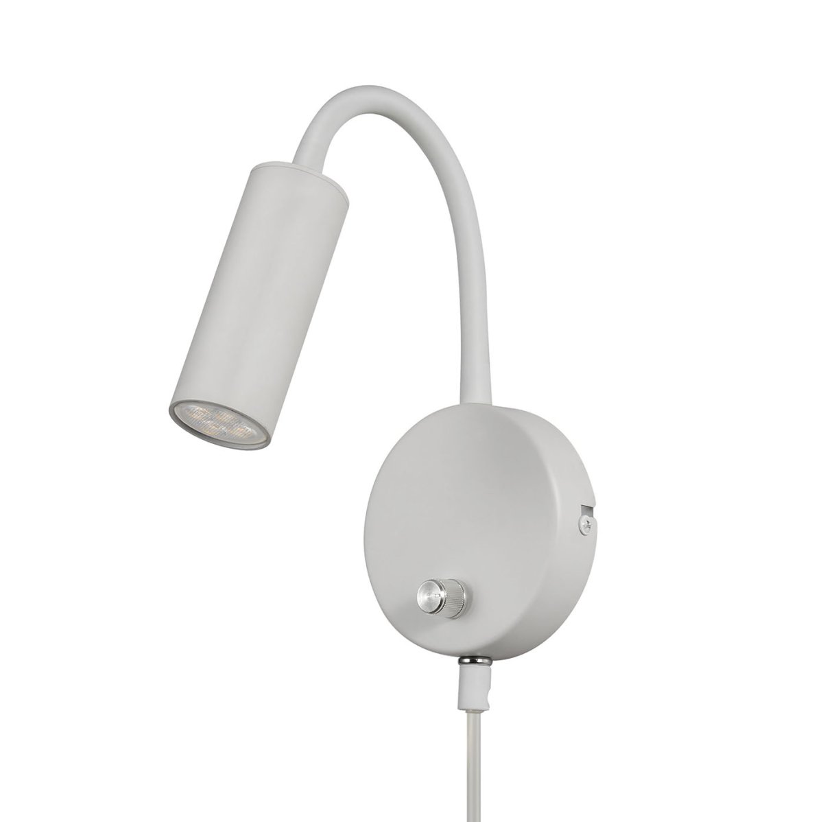 Mini Flex Hvid læselampe Fra Oriva - Mini flex væglampe i hvid finish er perfekt som læselampe eller accentbelysning i hjemmet.