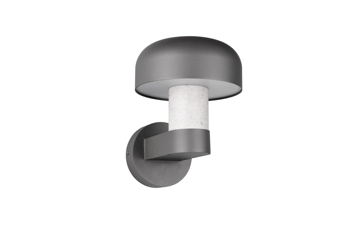 Fraser 24cm Konkret udseende udendørslampe Fra Trio Lighting - Fraser er lavet af st&oslash;bt aluminium og kombinerer moderne minimalisme med industrielle detaljer.