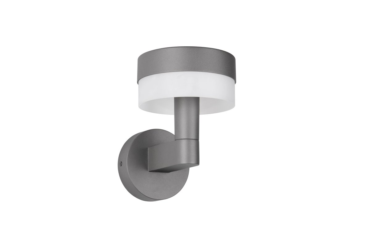 Mackenzie 22cm Antracit udendørslampe Fra Trio Lighting - Mackenzie er en moderne og v&aelig;rdifuld facadebelysning med et stilrent design i antracit.