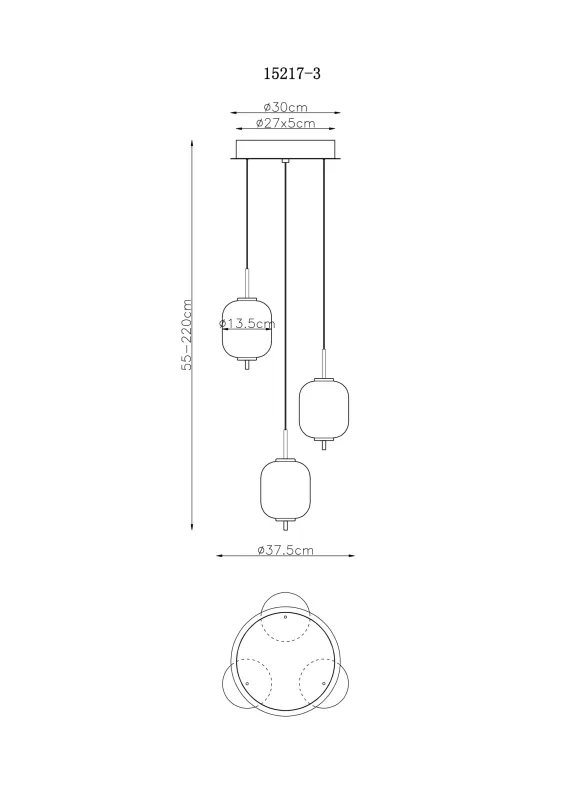 Ewald Ø38 Messing loftslampe Fra Globo Lighting - &nbsp;Lampan &auml;r tillverkad av en exklusiv kombination av m&auml;ssing, mattsvart metall och opalglas, vilket ger en sofistikerad och harmonisk k&auml;nsla.
