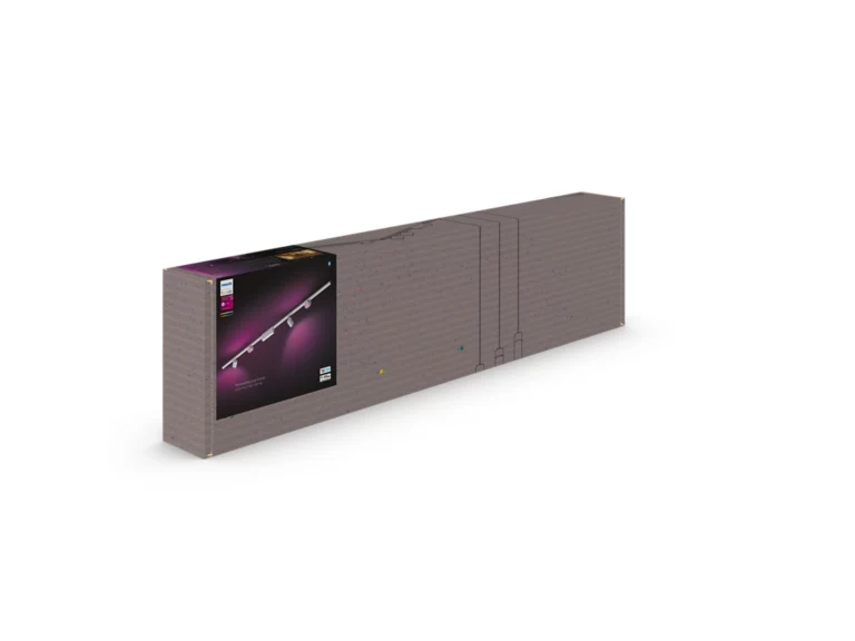Perifo rak bassats för tak (4 spottar) Hvid spotlight Fra Philips - 