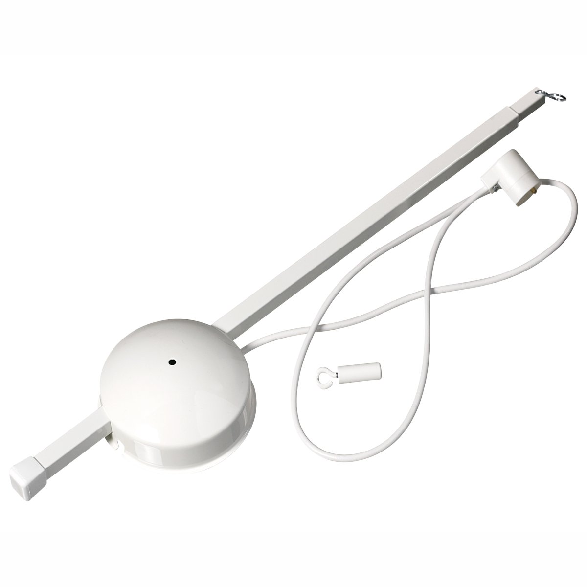 Jan Hvid Fra Armaturhantverk - en glimrende en for dig, der bor i en lejebolig, for du skal ikke bore nye huller i loftet.