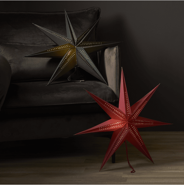 Point Ø60 RØD Fra Star Trading - Pynt til advent, og den giver en dejlig julestemning.