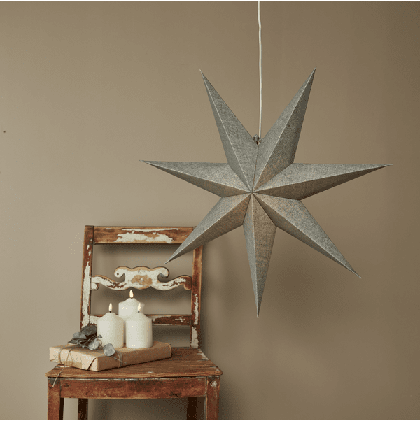 Cotton Ø60 Grøn Fra Star Trading - Pynt til advent, og den giver en fin julestjerne.