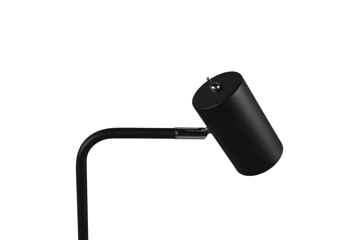 Marley 45cm Sort skrivebordslampe Fra Trio Lighting - Lampehovedet er justerbart og kan rettes både op og ned, hvilket gør det perfekt som læselampe på; skrivebordet eller som accentbelysning på en byr&aring;.