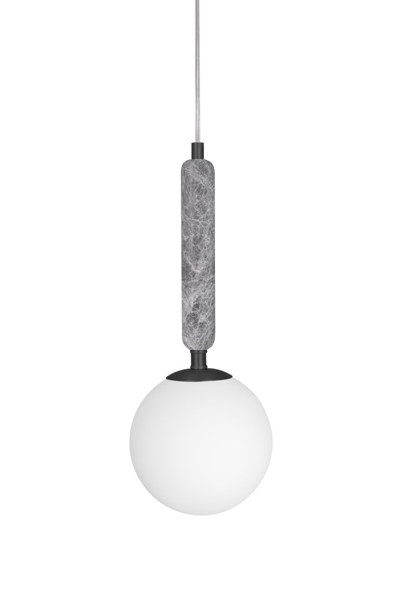 Torrano Ø15 Grå marmor vindueslampe Fra Globen Lighting - Sten er et naturmateriale, og marmoreringens farve og nuancer varierer og skaber et unikt mønster for hvert møbel.