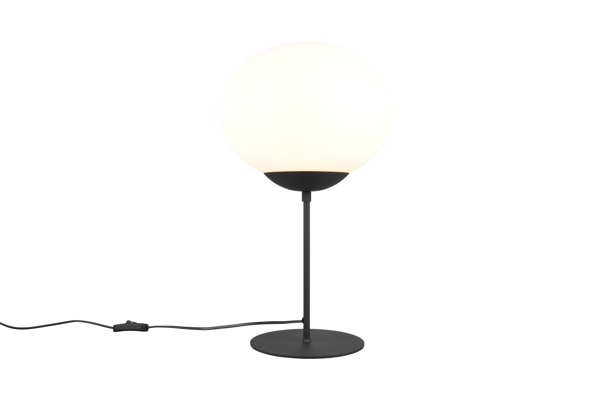 Fomento 52cm Sort bordlampe Fra Trio Lighting - FOMENTO bordlampen skaber bløde accenter på en skænk eller et natbord.
