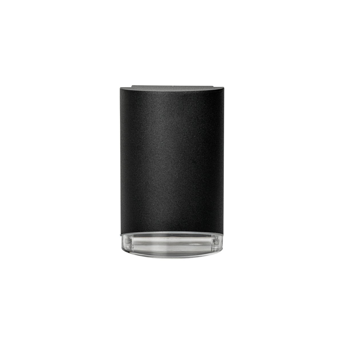 Ribe Sort udendørslampe Fra Dyberg Larsen - Ribe down udendørs væglampe i matsort aluminium, er en funktionel lampe, som trods sin størrelse giver god belysning udendørs.