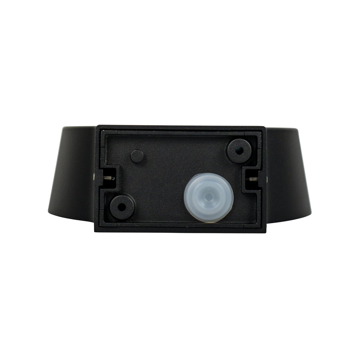 Neptun Sort udendørslampe Fra Dyberg Larsen - Med sin runde form spreder den et stort lysfelt, hvilket g&oslash;r at den passer fint p&aring;; alle typer v&aelig;gge.