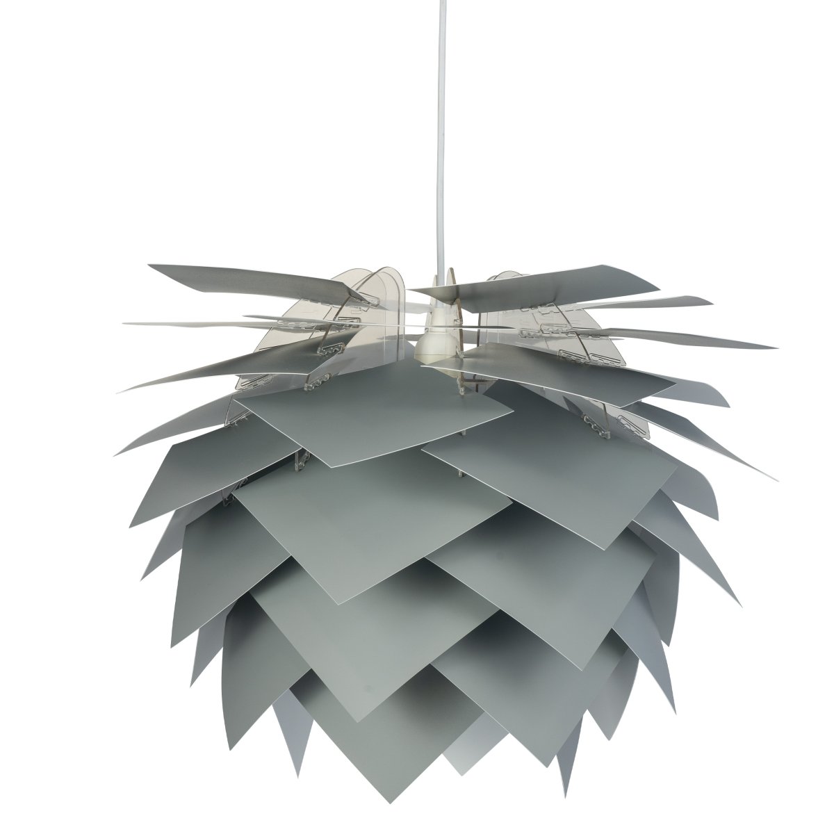 Illumin Ø45 Grå loftslampe Fra Dyberg Larsen - Med denne fleksible gør-det-selv-lampe designet af den danske designer Frank Kerdil får du uendelige muligheder for at skabe din egen personlige belysning.